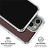 Brown University Outlined iPhone 16 Pro Clear Case